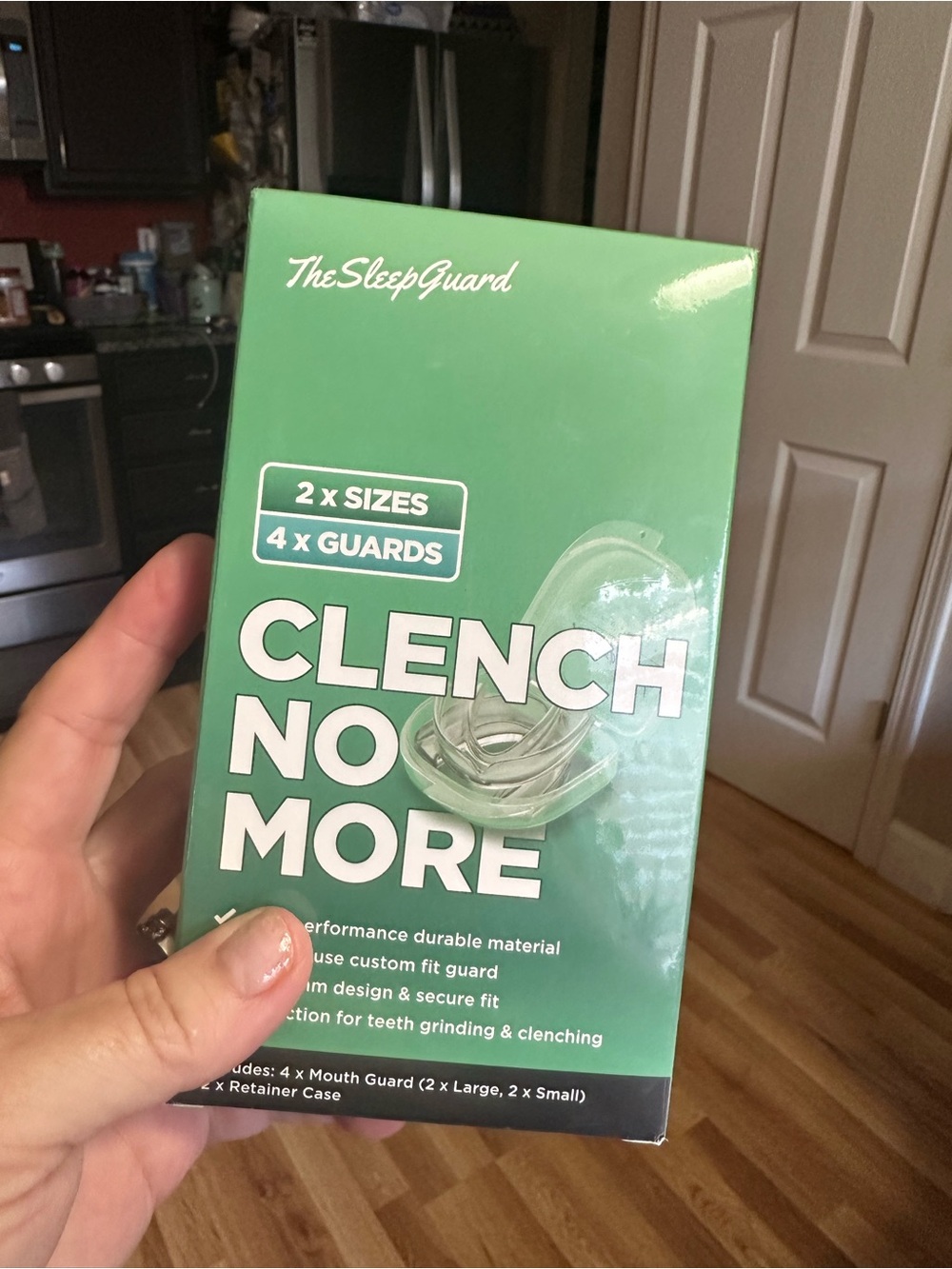 TheSleepGuard Clench No More Mouth Guards - Mint Green Box